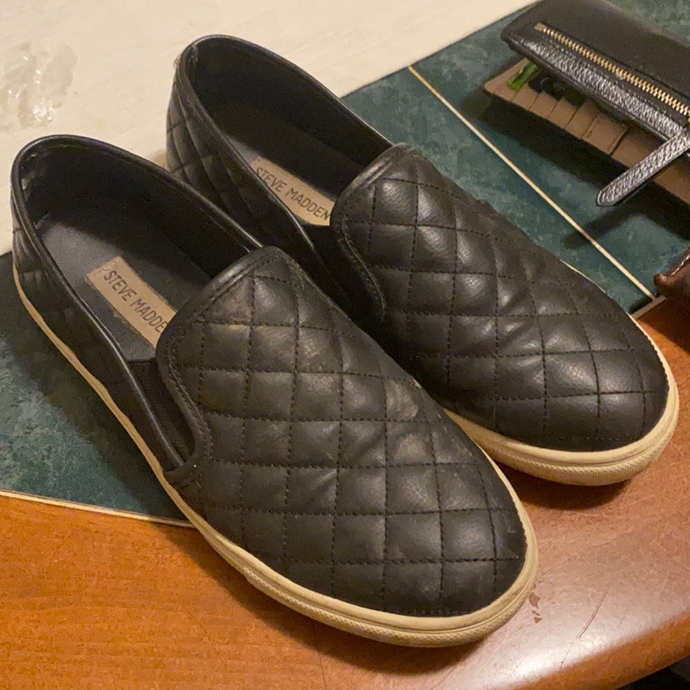 Black Slip ons
